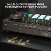 Microphones Maonocaster Audio Interface DJ Mixer All in One Portable Podcast Studio for Recording Live Streaming Guitar PC 230114