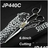 Hair Scissors 6.0Orsale Sier Japanese Hairdressing Shears Hairdresser Shaver Haircut Model Number Size Drop Delivery Products Care St Dhnqg