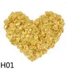 Decorative Flowers 500pcs/lot Gold Silver Rose Petal Artificial Silk Flower Leaves Wedding Room Layout Decor Party Confetti Petals Supplies