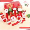 Party Favor Games Crafts 5pcs Santa Elk CLAP Oys Kids Xmas Gift Prezenty Bożego Narodzenia Prezenty Prezenta