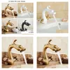 Bathroom Sink Faucets Dragon Style Luxury Copper And Cold Taps Basin Faucet Gold Wash Mixer 5668 Drop Delivery Home Garden Showers Ac Dhb8O