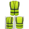 1st Neon Security Safety Vest Cyklingduk H￶g Sikt Reflekterande r￤nder Orange Yellow Quality Cykel Safy Goods Ny
