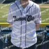 Trikots College-Baseball trägt Baseball Herren New Hampshire Fisher Cats Weiß Marineblau Benutzerdefinierte doppelt genähte Hemden Baseball-Trikots High-Q