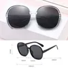 Sunglasses Black Round Oversized Women Big Frame Colorful Sun Glasses Female Mirror Oculos Unisex Gradient Vintage Shades