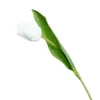 Decoratieve bloemen 1 stc tulpen kunstmatige bloem real touch bouquet pe nep voor bruiloft decoratie huistuin decor