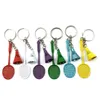 Party Favor Ups Creative Color Badminton Key Chain Pendant Simation Alloy Racket Activity Gifts Small Drop Delivery Home Garden Fest Dhndu