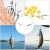 Fishing Hooks 2448Pcs Ready Made Carp Rigs Barbed Hook Link with Braided Line Tied Feeder Leader Tackle 230113