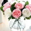 Decorative Flowers Night Rose Artificial Flower Fake Home Decoration Wedding Bookstore Cafe Garden Background Floral