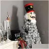 Christmas Decorations Large Tree Topper Decoration Nutcracker Hat Top For Home Xmas Ornaments Party Props Decoraion Drop Delivery Ga Dhenp