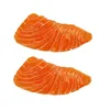 Party Decoration Fake Salmon Artificial Display Prop Model Play Decor Sushifish Realistic Kitchen Japanese Models Propsfaux Slices D Dhq5V