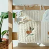 Opbergtassen babywieg hangende katoen geboren organisator speelgoed luierpocket voor beddengoed set accessoires luier winkel