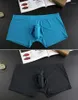 Onderbroek Ice Silk Man Boxer Shaft Sexy zak rechtopstaand sokken heren mode zacht ondergoed