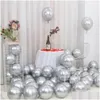 Andere evenementenfeestjes 12inch Rose Gold Metal Ballon Happy Birthday Decoration Kids Boy Girl Adts Wedding Ballon Bride om Dhilo te zijn