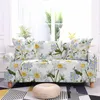 Chair Covers Daisy Printed Sofa Cover Elastic Stretch 3D Flowers Slipcover Corner Sectional Combination Couch For Living Room