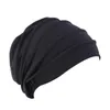 Beanies bedekken binnenste hijab caps moslim stretch tulband cap islamitische onderstreping bonnet bonnet stevige kleur onder sjaal wrap head mode beanie/schedel