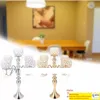 5 Arm Crystal Candle Holder свадьба Candelabra Центральные столик. Стол подсвечника для вечеринки декор фонарь Стендголд Декор 449