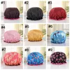 Shower Cap Double Waterproof Makeup Hood Shampoo Bath Thickening Fine Workmanship Solid Color Stylish Beautiful Colorful zxf122