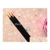 Pinceaux de maquillage 100 Pcs/Lot haute qualité Eyeliner brosse jetable professionnel charbon de bois noir livraison de goutte 202 Dhtj3