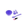 Eyebrow Tools Stencils Wholesale Make Up 6In1 Beauty Diy Facial Mask Bowl Set Comestic Brush Spoon Stick Tool Kit Qf Drop Delivery 2 Dhcdp