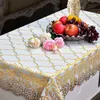 Table Cloth 140 180cm PVC Tablecloth Oil-Proof Scald Party Water-Proof Wedding Mat Rectangular Plastic Decorative Runner Napkin