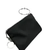 Mode Cool Accessoires Designer KeyChain Nylon Toile Pochette Hommes Femmes Mini Portefeuilles Porte-clés Noir Zip Poche Bourse Amant Clé 251M