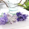 Dekorativa blommor 10 huvuden Artificial Lavender Plastic Fake Plants Home Garden Decoration Pography Wedding Arch Diy Flower Wall