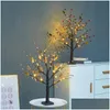 Party Decoration 55 cm Tree Lights Led Christmas Day Creative Landscape Luminous Indoor Girl Room Home Drop Delivery Garden Festive S DHJNS