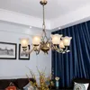 Żyrandole vintage żyrandol oświetlenie w stylu wiejskim liść sufit żelaza zabytkowe światła salon lampa artystyczna do jadalni sypialnia