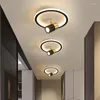 Ceiling Lights Black Gold Home Lamp Led Light Fixture Kitchen Lighting For Hallway Corridor Living Room Dining Lustre