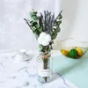 Dekoratif Çiçekler Doğal Miyosotis Sevgilisinin Çim Daisy Lavender Globe Amaranth Çilek Meyvesi Kristal Turuncu Anı Eucaliptüs DIY