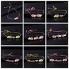 Pulseras de eslabones hechas a mano DIY para mujeres cobre circón encantadora hija mamá hijo figura encantos lindo Kawaii Bileklik