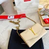 Luxury Genuine Leather Shoulder Bag Bag Designer Bags Fashion Gold Letters Chain Handbag For Women Mono Crossbody Y Purse Envelope Tote 2023
