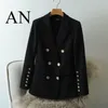 Blazer per abiti da donna L'ultima giacca casual coreana primaverile e autunnale nei blazer per abiti piccoli da donna Blazer elegante ed elegante Blazer in tweed da donna 230113