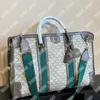 Wysokiej jakości Duffel Bag Designer Mężczyźni Torby podróżne luksusowy bagaż za vintage skórzany torebki torebki męskie pakiety sportowe torba