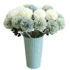 Decorative Flowers Dandelion Flower Ball Pompom Simulation Artificial Home Christmas Decor Wedding Holding Road Lead Fake Wall