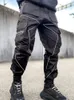 Men's Pants 2023 SBIP Solid Tops Stitched Pocket Cargo Men's Dark High Street Streetwear Autumn Loose Trend Techwear Male Darkwear