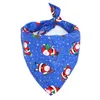 Dog Apparel Christmas Pet Saliva Towel 7 Styles Cotton Triangle Scarf Accessories Wholesale Drop Delivery Home Garden Supplies Dhacs