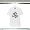 2023 Erkek Kadın Tasarımcı Tişört Yaz Marka Tişörtleri Mektup Ayakkabı Desenleri Kısa Kollu Tişört Greentop Siyah Beyaz S-3XL