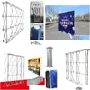 Other Festive Party Supplies Wedding Flower Wall With Stand Sier Iron Folded Pipe Frame For Decoration Drop Delivery Home Garden Dhveh