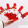 Party Favor Games Crafts 5st Santa Elk Clap Oys Kids Xmas Gift Christmas Gifts F￶delsedagspresents Giveaways ￥r Drop Delivery Home DHC8L