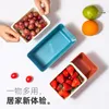 Storage Bottles Household Double-layer Snack Box Melon Seed Square Drivable Fruit Tray Candy Dried