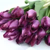 Fiori decorativi 1PC Tulipano Fiore artificiale Real Touch Bouquet PE Falso per la decorazione di nozze Decorazioni per il giardino di casa
