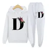 Women's Hoodies & Sweatshirts Two Piece Sets Women Sweatshirt Winter Long Sleeve Harajuku Hoodie Vintage Letters Print Sudadera