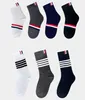 Socks Underwear Designer thom luxury Mens Womens brown cotton Sock Classic Letter Comfortable Fashion Movement Stocking A15556362