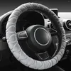 Couvre-volant Couverture de voiture universelle hiver 38cm 12V Chauffage électrique avec accessoires chauds Chargeur Auto Pad Heat R9M0