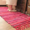 Tapis coton tissu rétro fait à la main gland tapis et tapis pour la maison salon tapisserie absorbant sol tapis cuisine Boho décor