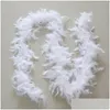 Décoration De Fête 10 Pcs 2 M Bande De Plumes De Poulet Couleur Dinde Boa Pour Mariage Décorations D'anniversaire Vêtements Accessoires Drop Delivery Dhh6Z