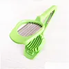 Egg Tools Stainless Steel Handheld Mushroom Kiwi Divider Tomato Cutter Eggs Split Device Mtifunction Slicing Mod Slicer Abs Thick Dr Dhli8