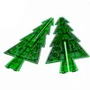 Dekoracje świąteczne 3D DIY 7 Kolor/3 kolory Światło Flash LED Circuit Trees Kolny zestaw