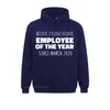 Men's Hoodies & Sweatshirts Work From Home Employee Of The Month Since March 2023 Gifts Hoodie Mother Day Women Customized Sportswears